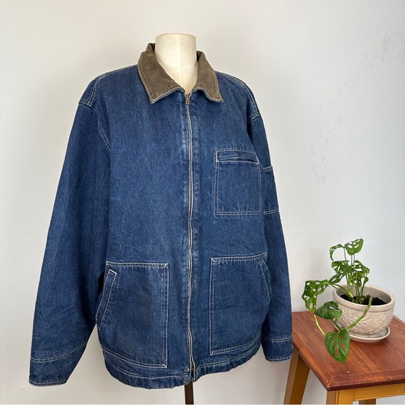 Vintage Gap Denim Lined Jacket - Picture 2 of 8